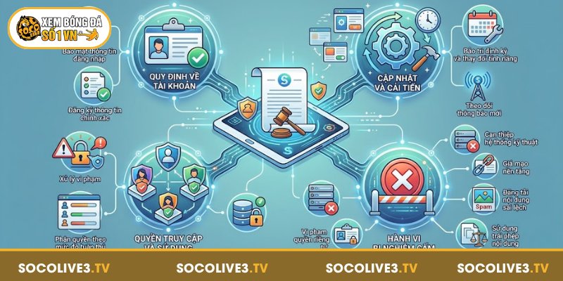 4 quy định cốt lõi trong điều khoản dịch vụ tại Socolive